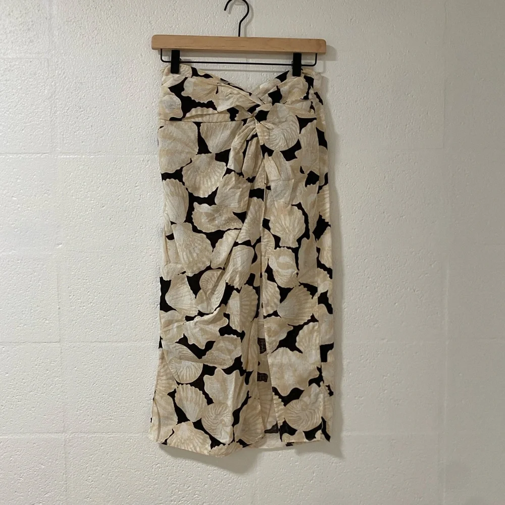 H&M Linen Shell Skirt - Picture 2 of 4